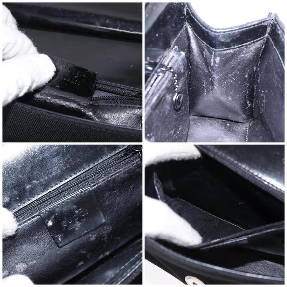 GUCCI Shoulder Bag Nylon Black Auth - Picture 15 of 16